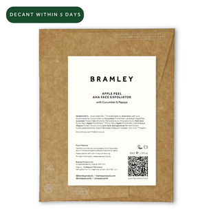 Apple Peel Aha Facial Exfoliator Compostable Refill Pouch 30ml