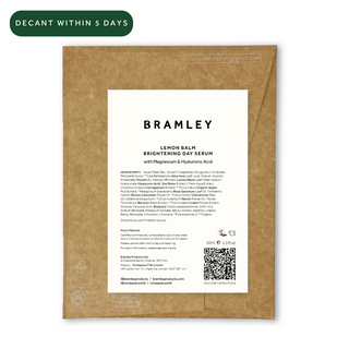 Lemon Balm Brightening Day Serum Compostable Refill Pouch 30ml