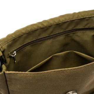 Inside the Digby Walking Bag, showing the internal zip pocket