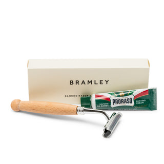 Travel Bamboo Shave Set