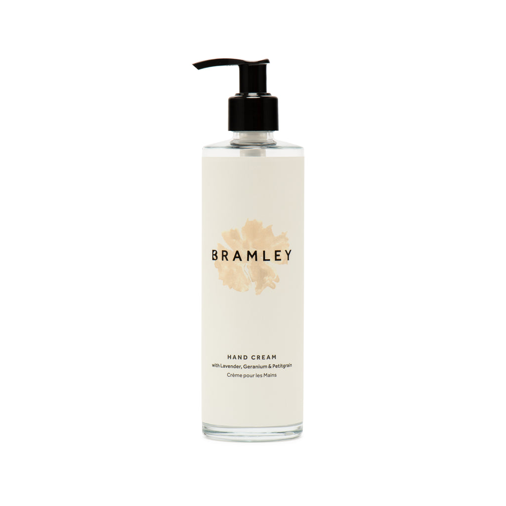 Hand Cream Empty Glass Bottle & pump