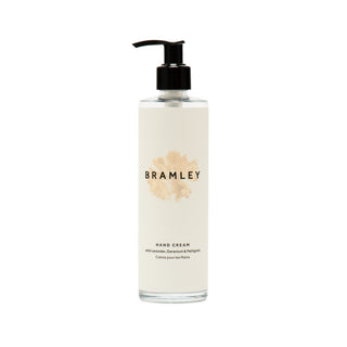 Hand Cream Empty Glass Bottle & pump
