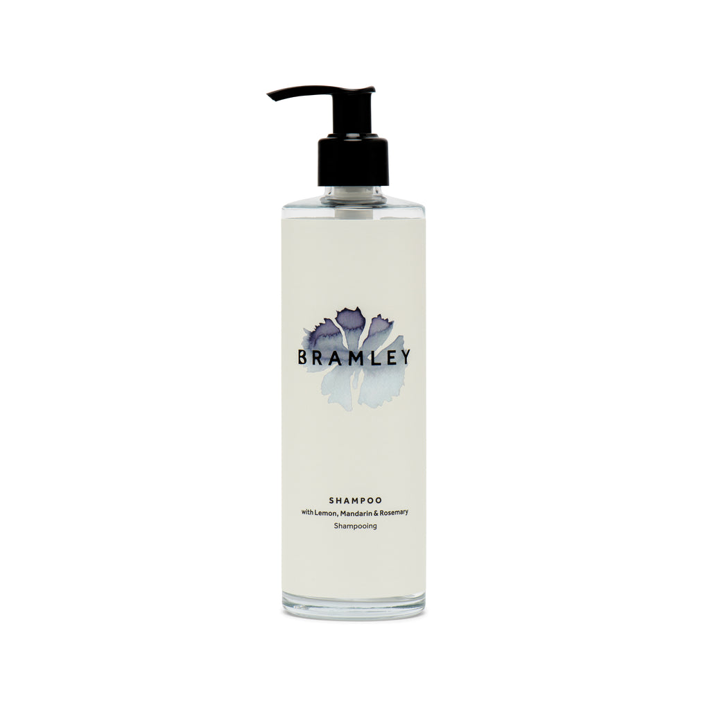 Shampoo Empty Glass Bottle & pump