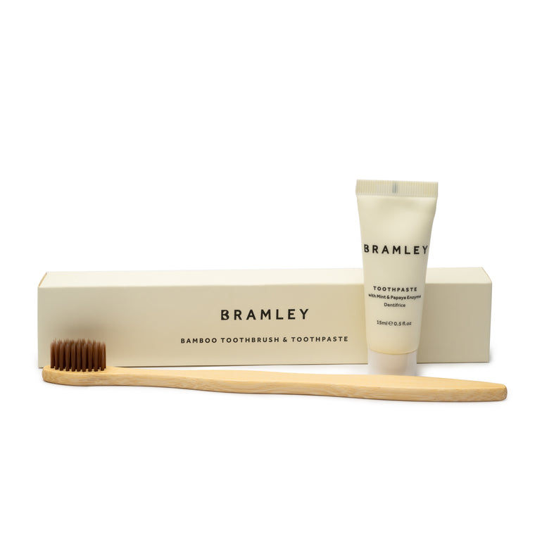 Bamboo Toothbrush & Toothpaste Set
