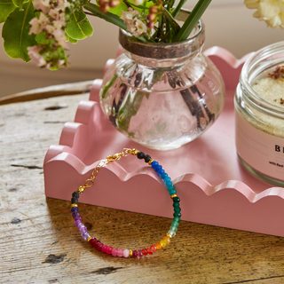Rock & Soul x Bramley Mixed Gemstone Rainbow Bracelet