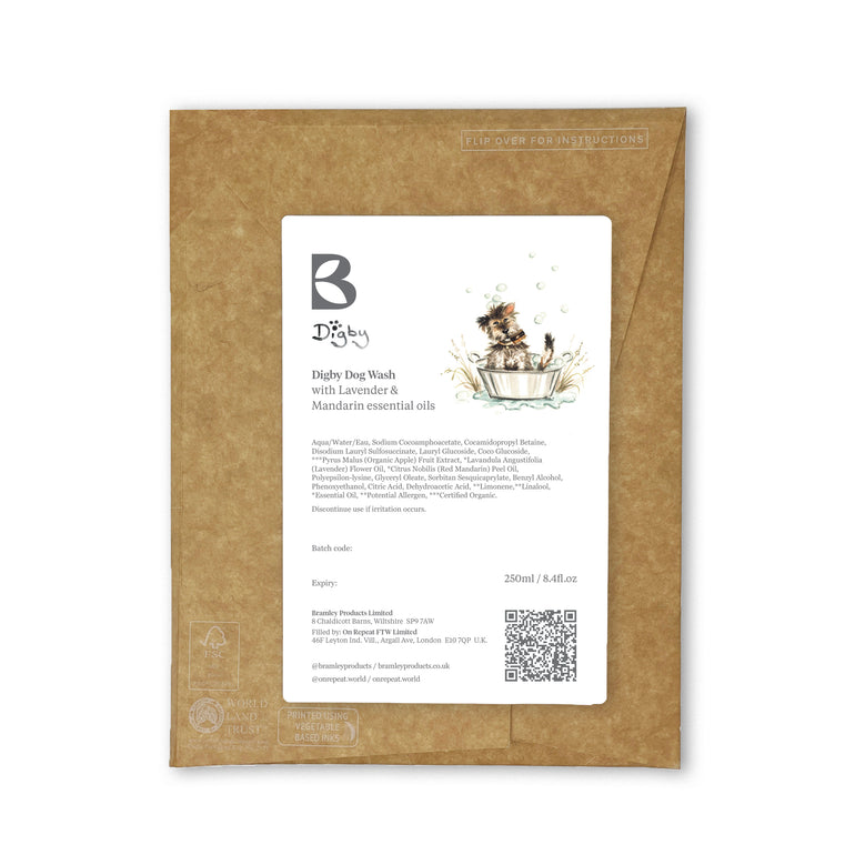Digby Dog Wash Compostable Refill Pouch Bramley Products
